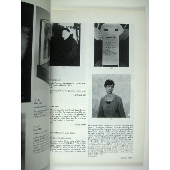Sotheby's Auction Catalog Photographs 1989 Weston Adams Mapplethorpe Tice 5833 - Picture 5 of 7